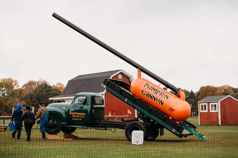 Giant Pumpkin Drop & Candy Cannon