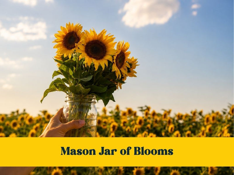 Mason Jar of Blooms